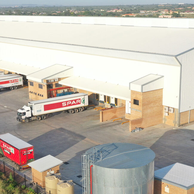 Spar Distribution Centre, completed industrial project by Time Projects