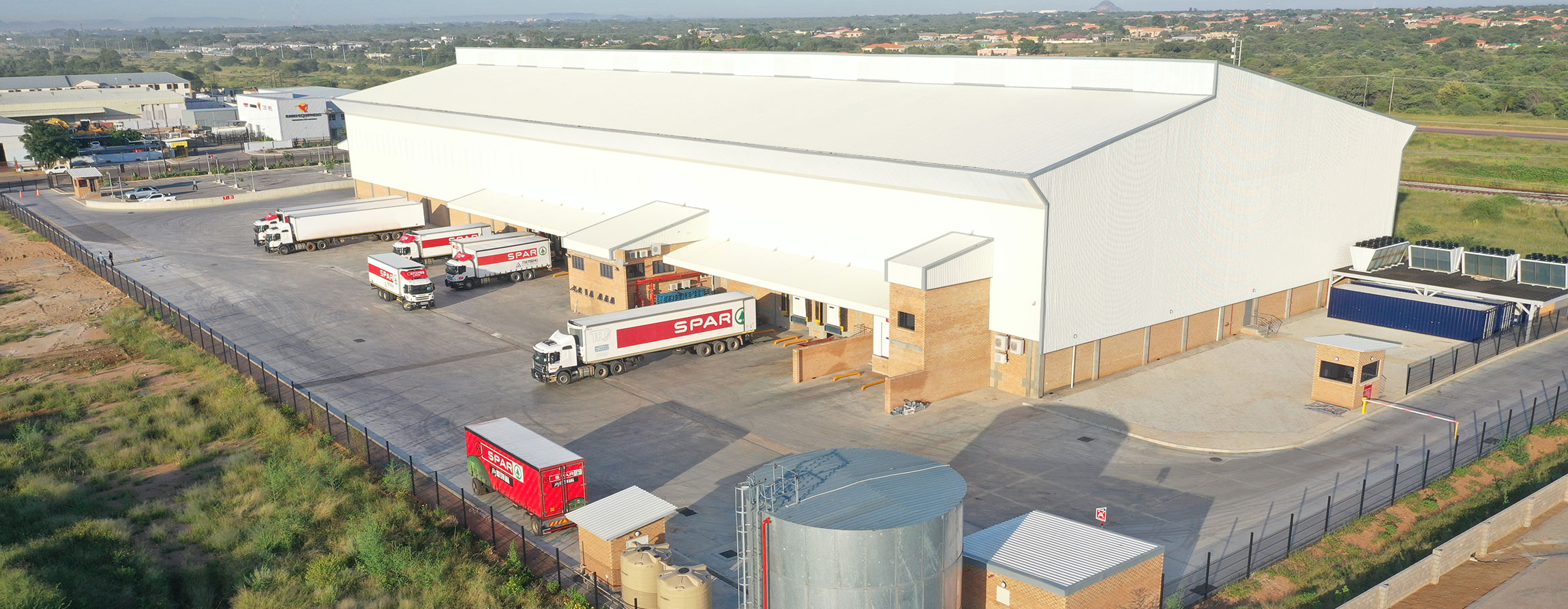 Spar Distribution Centre, completed industrial project by Time Projects