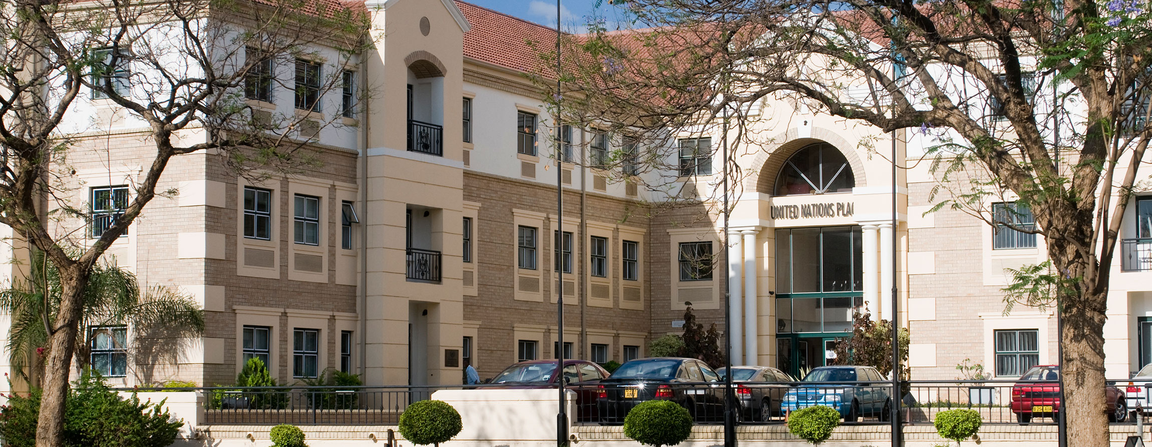 SA High Commission and UN buildings, completed commercial office project by Time Projects